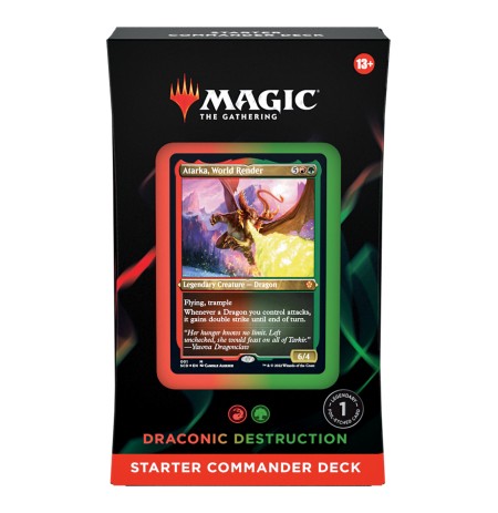 Magic: The Gathering - Evergreen Starter Commander Decks 2022 - Draconic Destruction