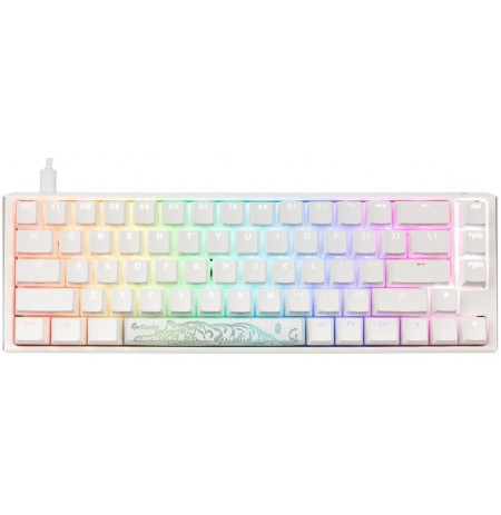 Ducky ONE 3 Classic Pure White SF RGB  mehaaniline klaviatuur | Hot-Swap, US, MX Red Switch