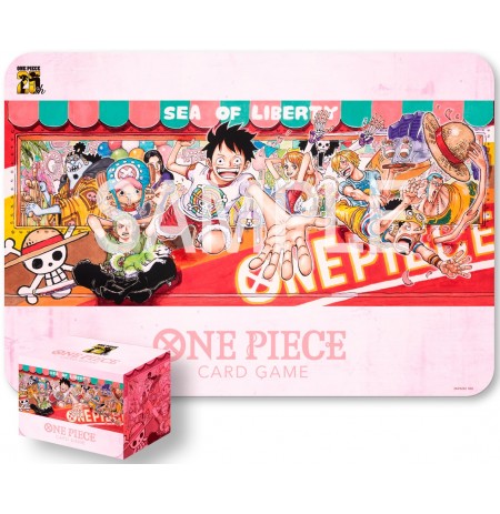One Piece Card Game - Playmat and Card Case Set -25th Edition-