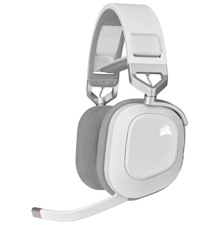Corsair Gaming Headset HS80 RGB Juhtmevabad mikrofoniga kõrvaklapid (Valge)
