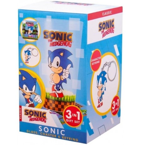 Sonic The Hedgehog reisikruus, rannasõidulaev võtmehoidja kinkekomplekt