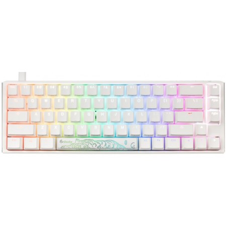 Ducky ONE 3 Classic Pure White SF 65% RGB mehaaniline klaviatuur | Hot-Swap, US, MX Black Switch