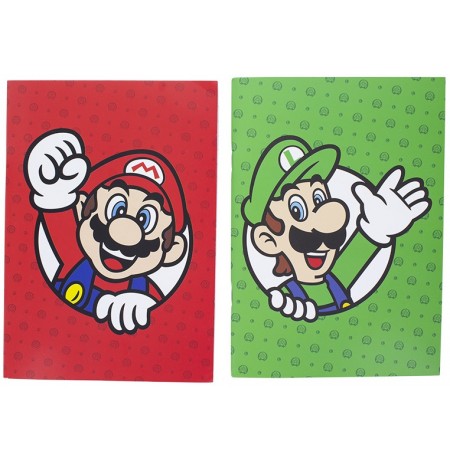 Super Mario kahe märkmiku komplekt