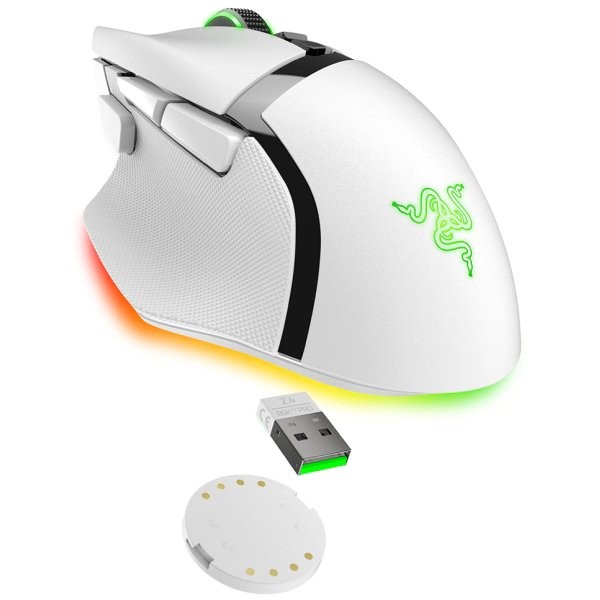Razer Basilisk V3 Pro valge juhtmevaba mänguri optiline hiir  l  30000 DPI