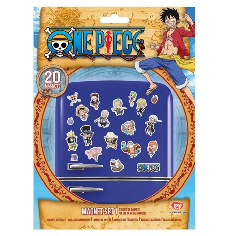 One Piece Chibi magnetikomplekt (20tk)