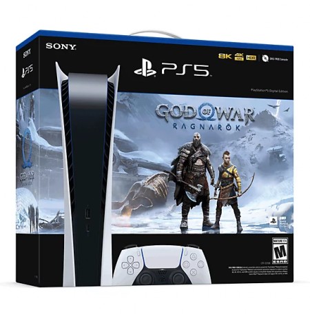 Sony PlayStation 5 Digital Edition mängukonsool (God of War: Ragnarok Bundle)