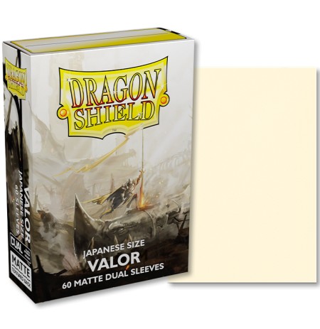 Dragon Shield Japanese Matte Dual Sleeves - Valor (60 Pcs)
