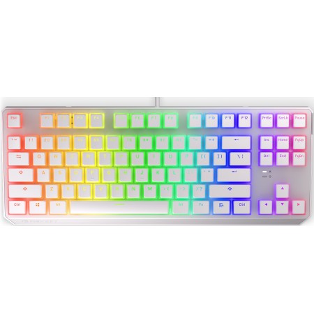 Endorfy Thock TKL mehaaniline RGB klaviatuur Pudding Edition (US, Kailh RED switch)