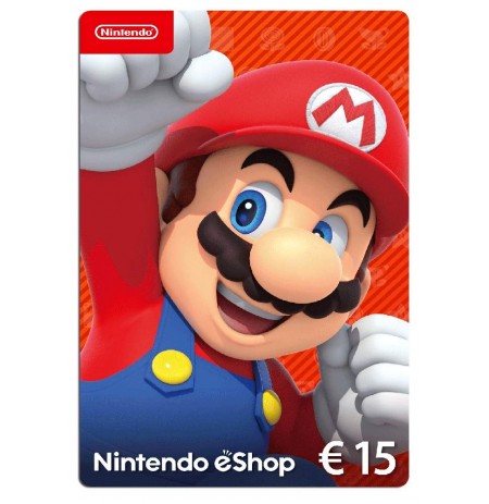 Nintendo eShop Card 15 EUR (EUROOPA RIIGID)