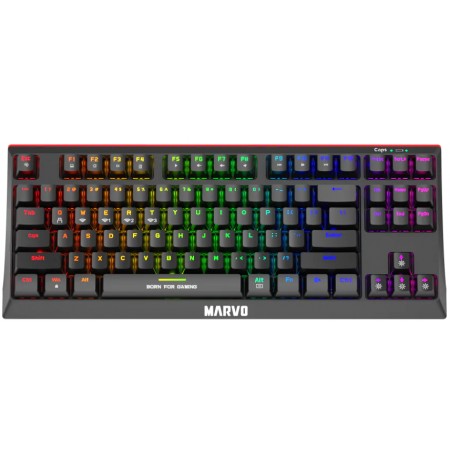 Marvo KG953W TKL 80%  juhtmevaba mehaaniline RGB klaviatuur (US, Red switch)