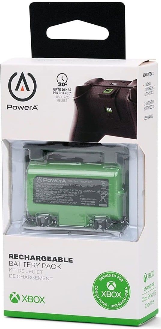 PowerA Rechargeable Battery Pack for Xbox Series X|S and Xbox One  Controllers, Xbox Rechargeable Battery Pack, Officially Licensed for Xbox