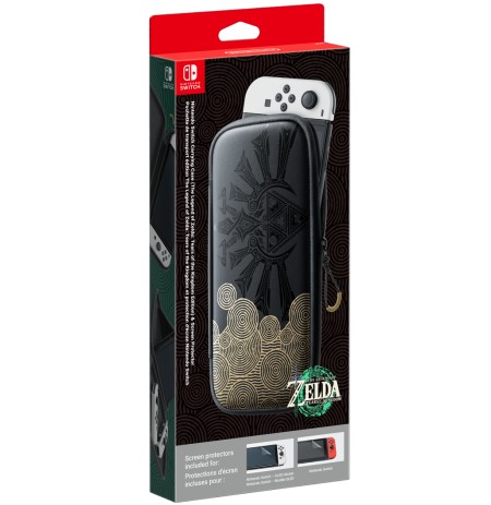 Nintendo Switch - Carrying Case & Screen Protector for OLED version - The Legend of Zelda: Tears of the Kingdom Edition