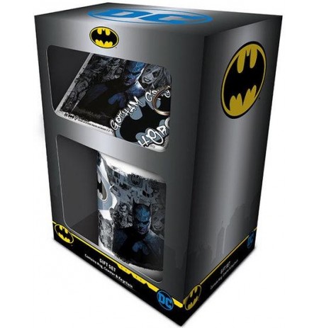 Batman (Graffiti Hero) tass, alus ja võtmehoidja kinkekomplekt