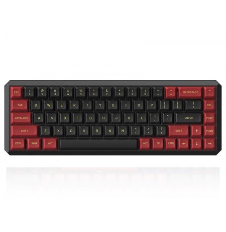 Darmoshark K5 TKL juhtmevaba mehaaniline RGB taustvalgustusega klaviatuur (US, Hot-swap, RED switch V3) Black