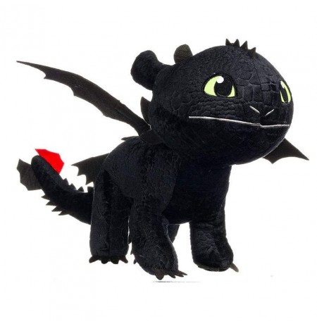 Palus mänguasi How to Train Your Dragon - Toothless Black 30cm