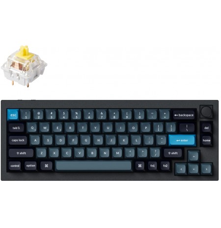 Keychron Q2 Pro bevielė mechaninė klaviatūra (ANSI, RGB, Hot-Swap, Keychron K Pro Banana)
