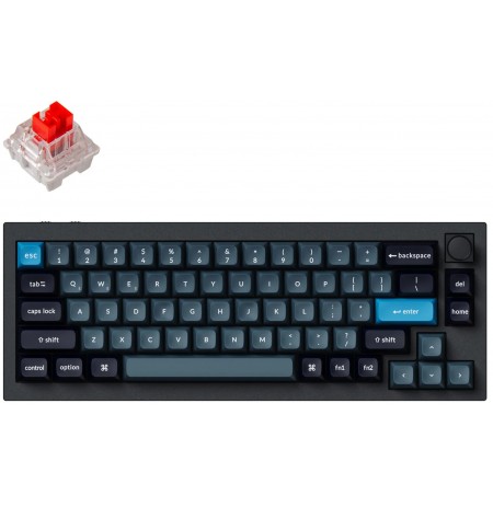 Keychron Q2 Pro bevielė mechaninė klaviatūra (ANSI, RGB, Hot-Swap, Keychron K Pro Red)