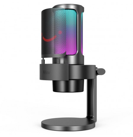 FIFINE Ampligame A8 juhtmega mikrofon RGB valgustuse | USB
